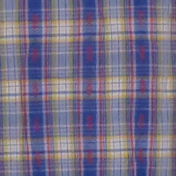 Basic Options* Men's Short Sleeve Button Down Straight Hem Pocket Plaid Shirt~XL - Picture 10 of 10